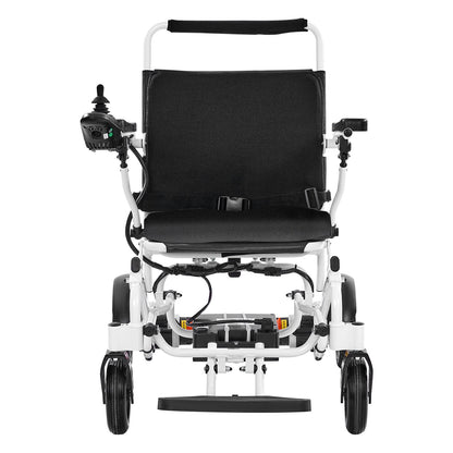 Electric Wheelchair for Adults, 136kg Capacity, Foldable & Lightweight Motorized Wheelchair, 21km Long Travel Range, All-Terrain Powered Chair, Portable 53cm Seat for Seniors & Disabled