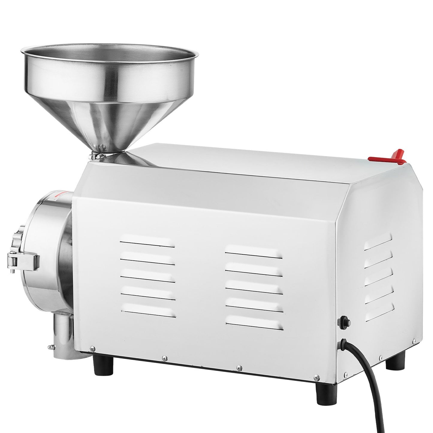 Soybean Grinder Commercial Grinding Machine for Spices 2200W Corn Mill Grinder 50 KG/H Stainless Steel Corn Grinder Industrial Flour Milling Machine for Pepper Soybean Peanut Corn Grains
