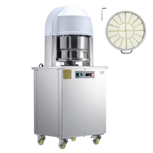 Electric Dough Divider Rounder, 20PCS Automatic Dough Ball Cutting Making Machine, 2.12oz - 9.17oz Equal Dough Cutter with Pure Copper Motor and 304 Stainless Steel Tray, for Bakery, Restaurant