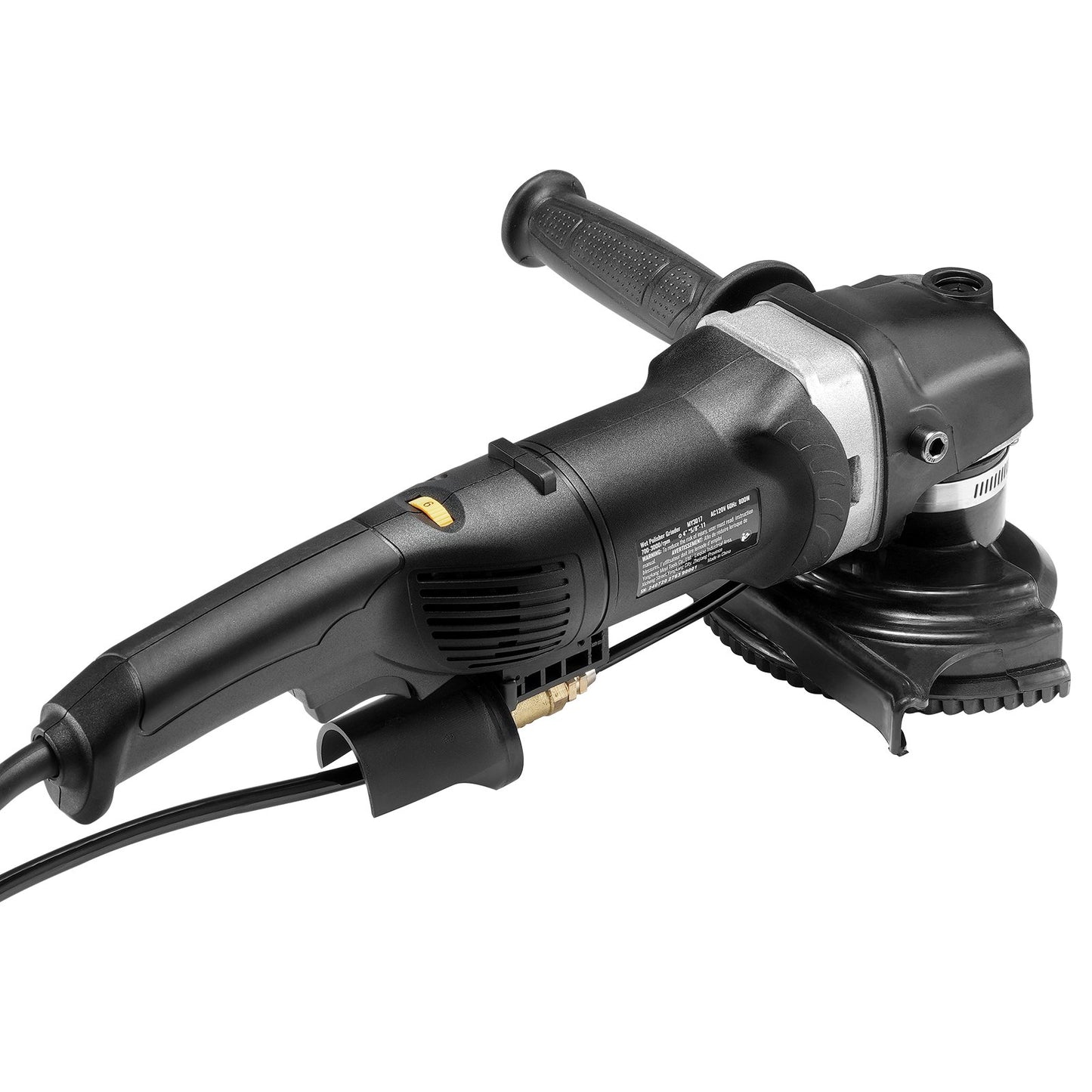 Wet Polisher 800W, 4" Concrete Grinder with 6 Variable Speed and 7 Polishing Kits, Wet Grinder Machine for Marble, Granite, Stone, Rock, Tile, Equipped with a GFCI Switch, (700 - 3000 RPM)