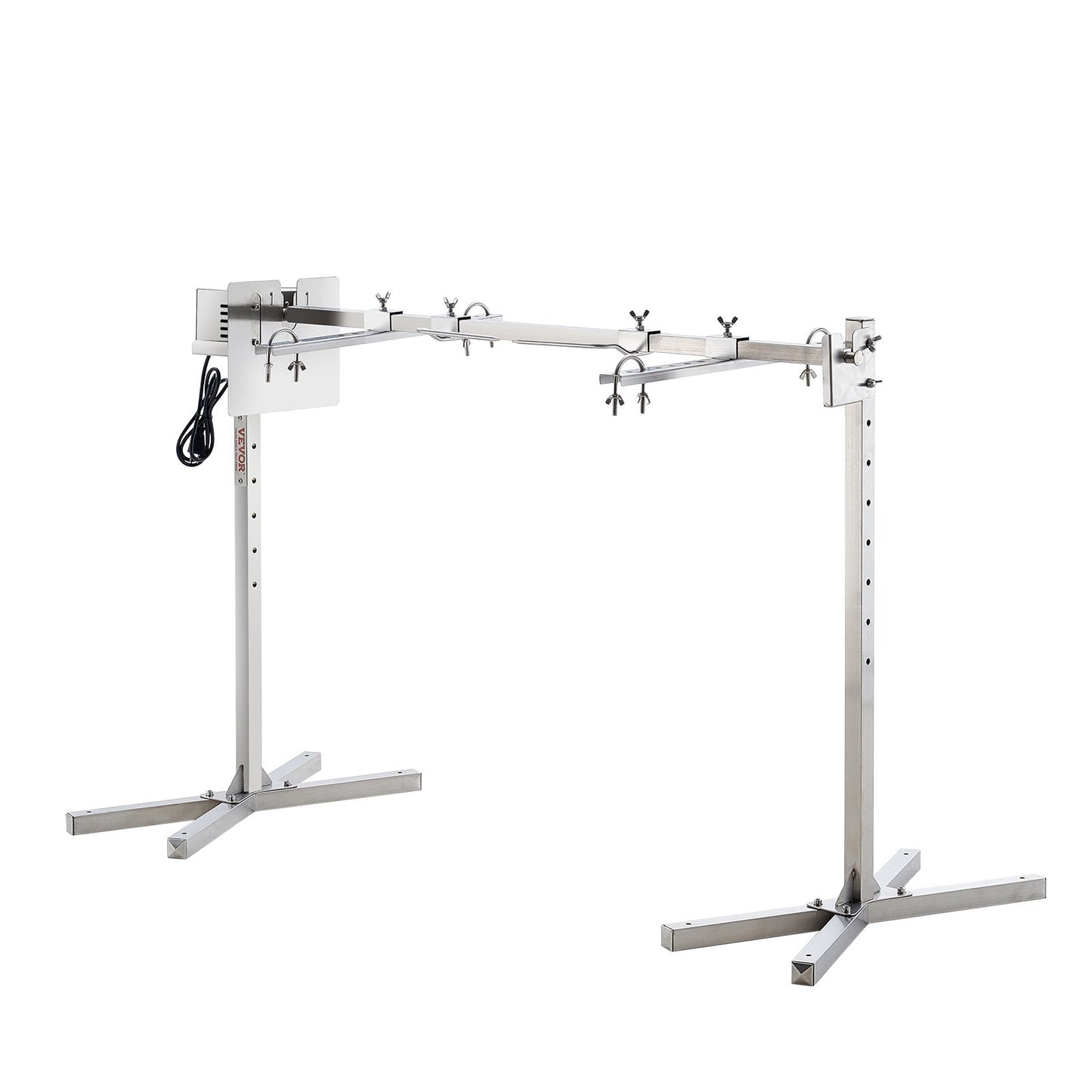 116.8 cm Electric BBQ Rotisserie Grill Kit Stainless Steel Grill 40.8 kg Pig Lamb