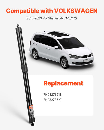 Rear Left & Right Tailgate Power Lift Support, Compatible with 2010-2023 VW Sharan (7N,7N1,7N2), Electric Tailgate Liftgate Power Hatch Shock Strut Replace OE# 7N0827851E 7N0827851G (2PCS)