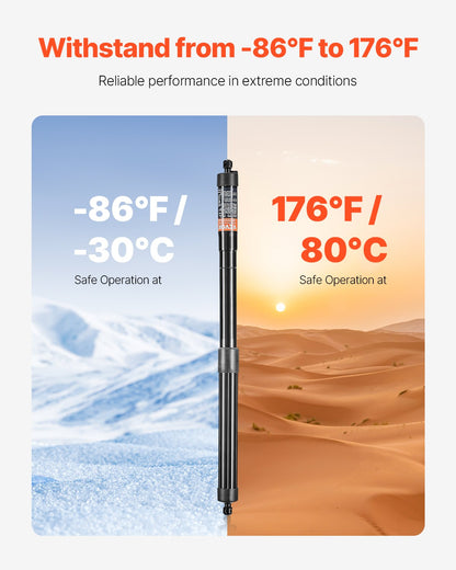 Rear Left & Right Tailgate Power Lift Support, Compatible with 2010-2023 VW Sharan (7N,7N1,7N2), Electric Tailgate Liftgate Power Hatch Shock Strut Replace OE# 7N0827851E 7N0827851G (2PCS)