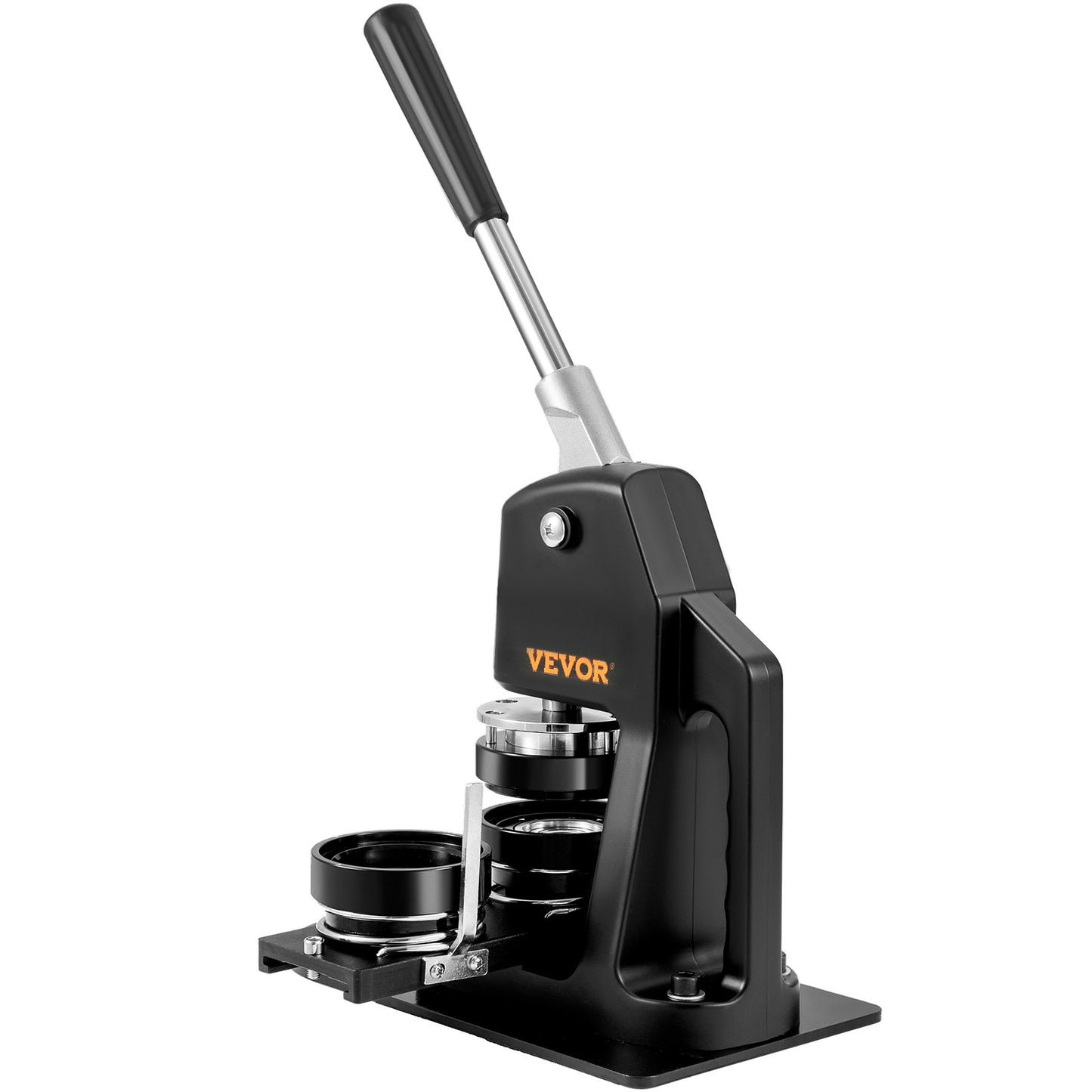 Button Maker Machine, Multiple Sizes 1.25+2.25 Inch Badge Punch Press Kit, Children DIY Gifts Pin Maker, Button Making Supplies with 500pcs Button Parts & Circle Cutter & Magic Book