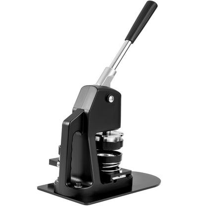 Buttonmaschine, Stanzpresse für verschiedene Größen (1+2,25 Zoll), Anstecknadel-Set, Bastelset für Kinder, Zubehör für die Buttonherstellung mit 500 Buttonteilen, Kreisschneider und Zauberbuch