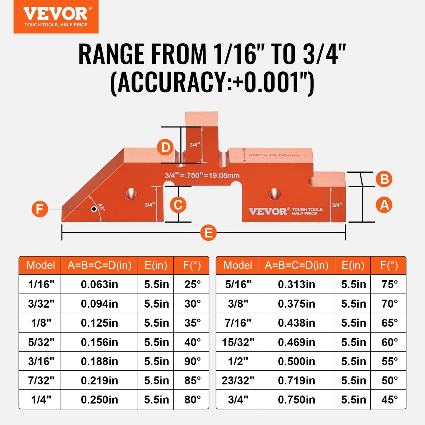 Router Table Setup Bars, 14 pcs, Precision Aluminum Setup Blocks Height Gauge Set, with Laser Engraved Size Markings Storage Case, Measuring Depth Height Angle, for Router Table Saw Accessories