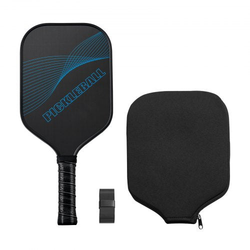 Pickleball Paddle, T700 Carbon Fiber Surface & Honeycomb Core, Professional Pickleball Paddle with Increased Power & Control & Spin, Pro Pickle Ball Racket for Adults, Men & Women, Blue