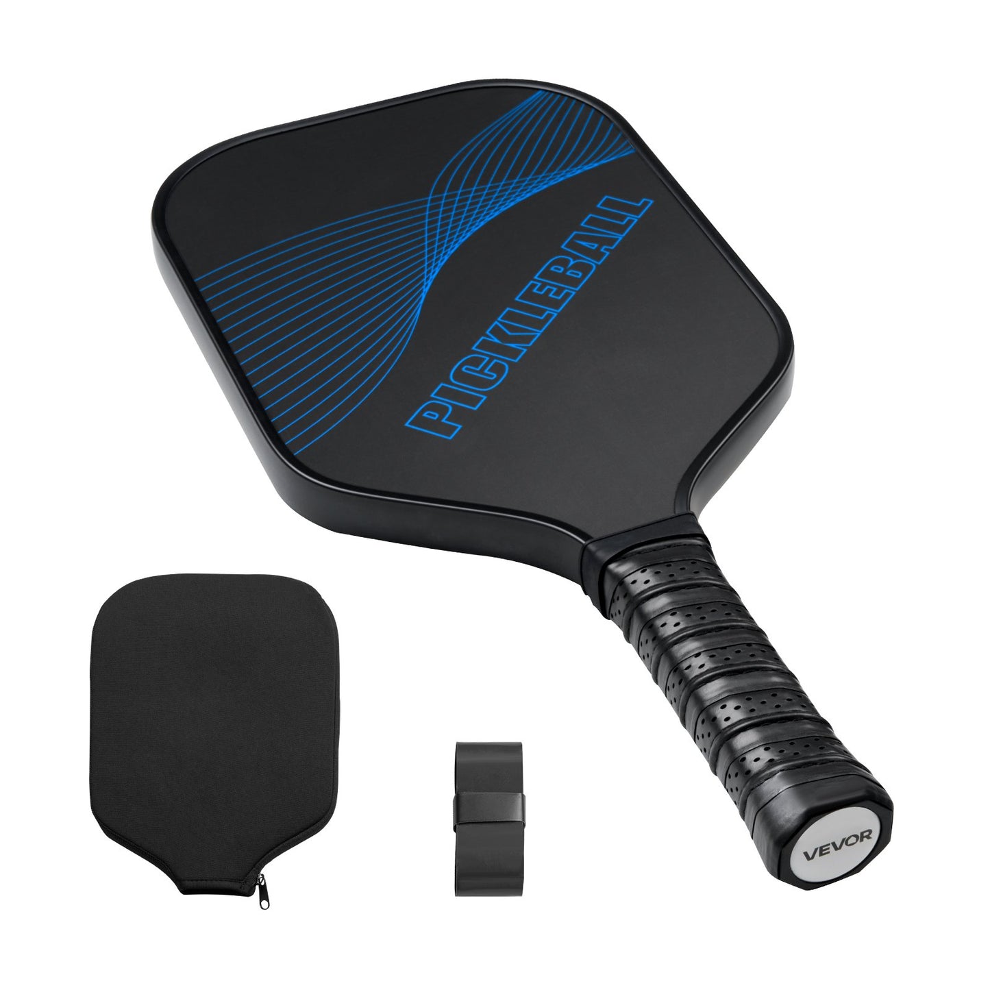 Pickleball Paddle, T700 Carbon Fiber Surface & Honeycomb Core, Professional Pickleball Paddle with Increased Power & Control & Spin, Pro Pickle Ball Racket for Adults, Men & Women, Blue