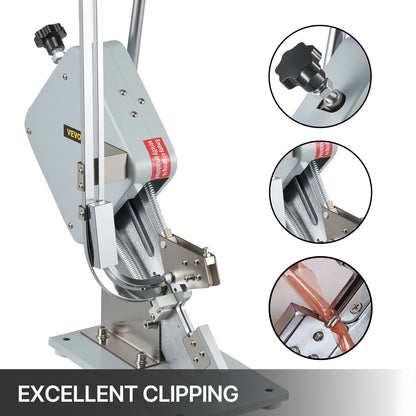 Manual U-shape Sausage Clipper Clipping Machine Food Clipping Maker for Sausage Packing Sealing with 1 Box of Buckles 5000pcs