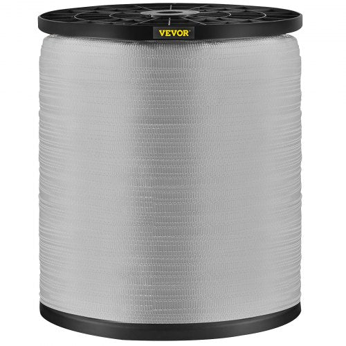 1250Lbs Polyester Pull Tape, 3153' x 1/2" Flat Tape for Wire & Cable Conduit Work Variable Functions, Flat Rope for Pulling/Loading/Packing in Any Weather CONDITON