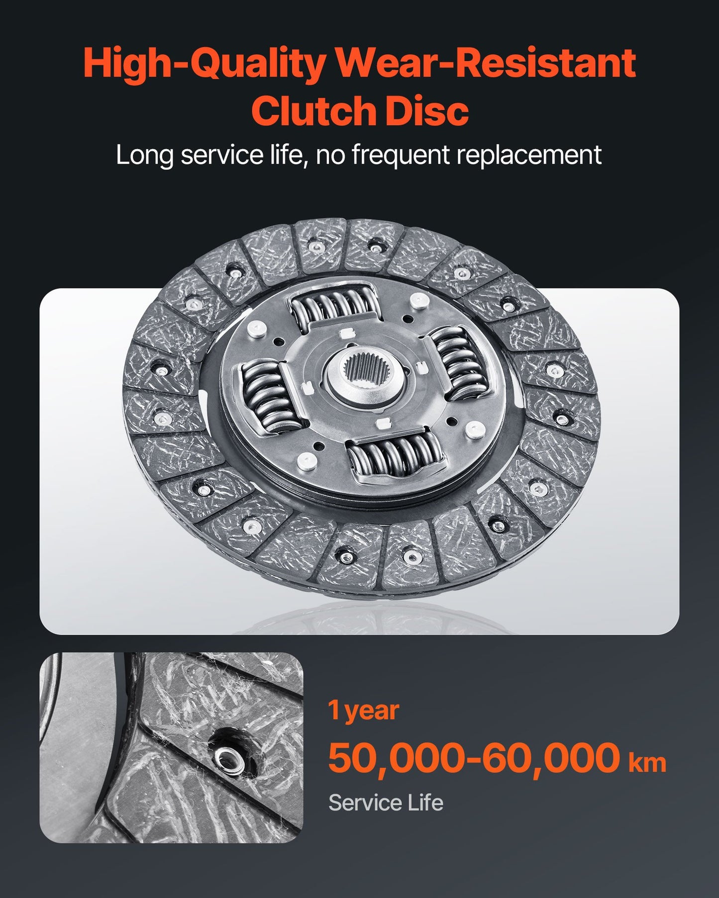 Clutch Kit with Flywheel, Heavy Duty OEM Clutch Kit, OEM Replacement Transmission Clutch Kit Compatible with 2003-2010 Audi A3 (8P1), 2008-2009 A3 Convertible (8P7), 2004-2010 A3 Sportback (8PA)