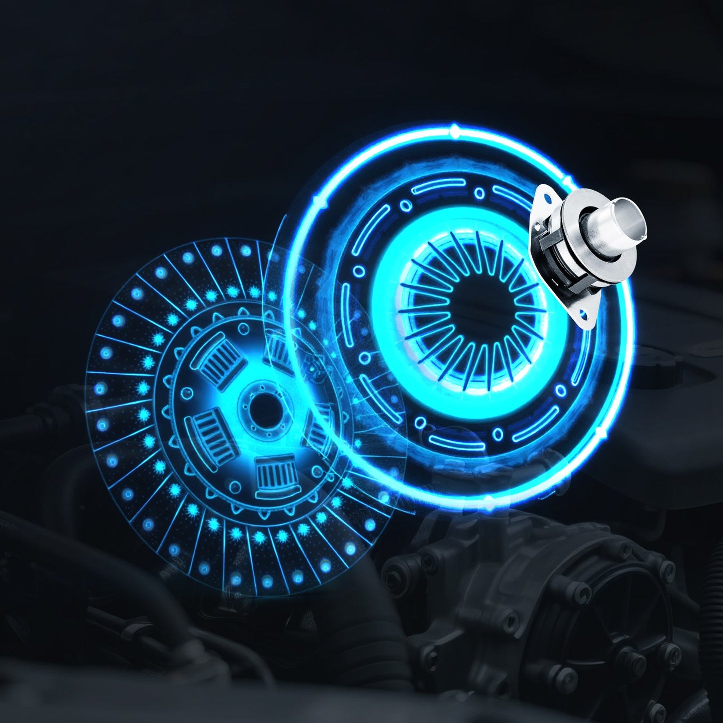 Clutch Kit with Pressure Plate, Heavy Duty OEM Clutch Kit, OEM Replacement Transmission Clutch Kit Compatible with 2004-2006 Smart FORFOUR (75 HP), 2005-2006 FORFOUR (64 HP), 2007 FORTWO Cabrio