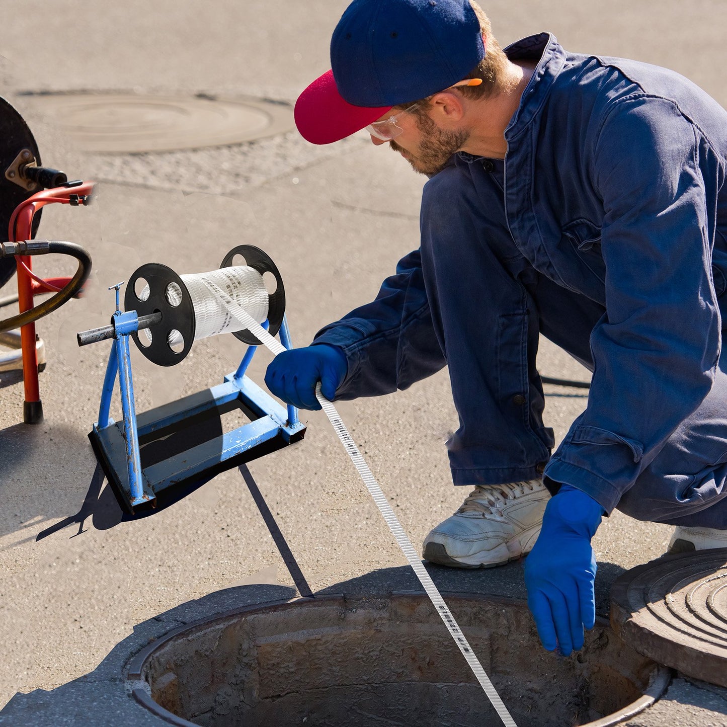 Polyester Pulling Tape Mule Tape 5/8" x 108' 2200 lbf Tensile Capacity