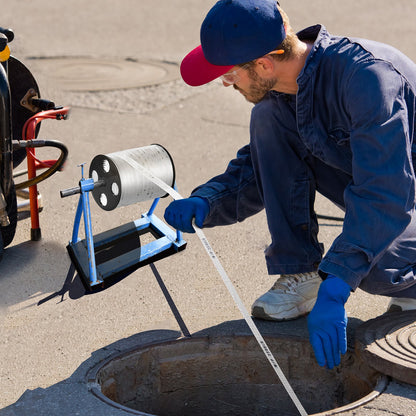 Polyester Pull Tape, 3/4" x 265' Mule Tape Flat Rope, 2500 lbf Tensile Capacity, Printed Webbing Cable Pulling Tape for Packaging, Gardening, Commercial Electrical, Conduit Work, White