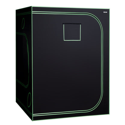 Indoor Grow Tent Kit, 150 x 150 x 200cm, Indoor Plant Tent with Full Spectrum LED Grow Light & Ventilation System, 600D High Reflective Mylar, Growing Tents for Flower Veggie