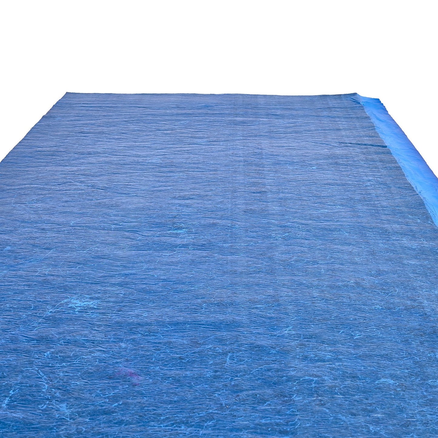 Floor Underlayment 37.2 m², 3mm Laminate Flooring Padding with Attached Vapor Barrier, Heavy Duty Fiber+PE Film, Soundproofing & Noise Reduction for Vinyl & Wood Floors(2 Rolls x 18.6 m²)