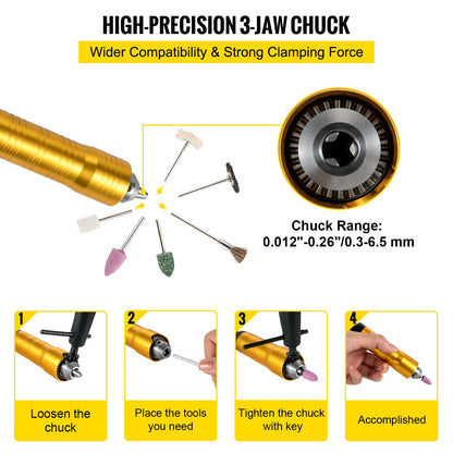 Flex Shaft Grinder 780W Rotary Tool 500-23000RPM Rotary Carver with 0.635 cm 3-Jaw Chuck & Stepless Speed Foot Pedal Hanging Grinding Machine 131PCS Accessories for Jewelry Polishing Grinding DIY