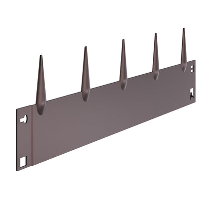 Steel Landscape Edging, 5 Packs 39 x 4 in Rust-Resistant Metal Landscape Edging, Bendable Garden Edging Border, Heavy Duty Lawn Edging, Easy-to-Install, Flower Bed Yard Pathway Divider Brown