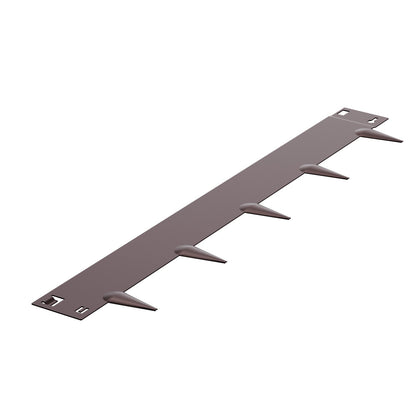 Steel Landscape Edging, 5 Packs 39 x 4 in Rust-Resistant Metal Landscape Edging, Bendable Garden Edging Border, Heavy Duty Lawn Edging, Easy-to-Install, Flower Bed Yard Pathway Divider Brown