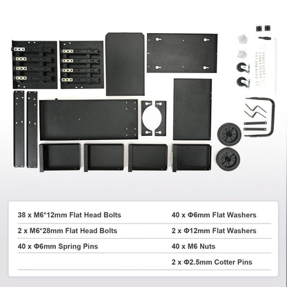 Welding Cart, 2-Tier 4 Drawers Welder Cart with 120.2 kg Weight Capacity, 360° Swivel Wheels, Tank Storage Safety Chains, Heavy Duty Rolling MIG Welder Cart for Mig Welder and Plasma Cutter