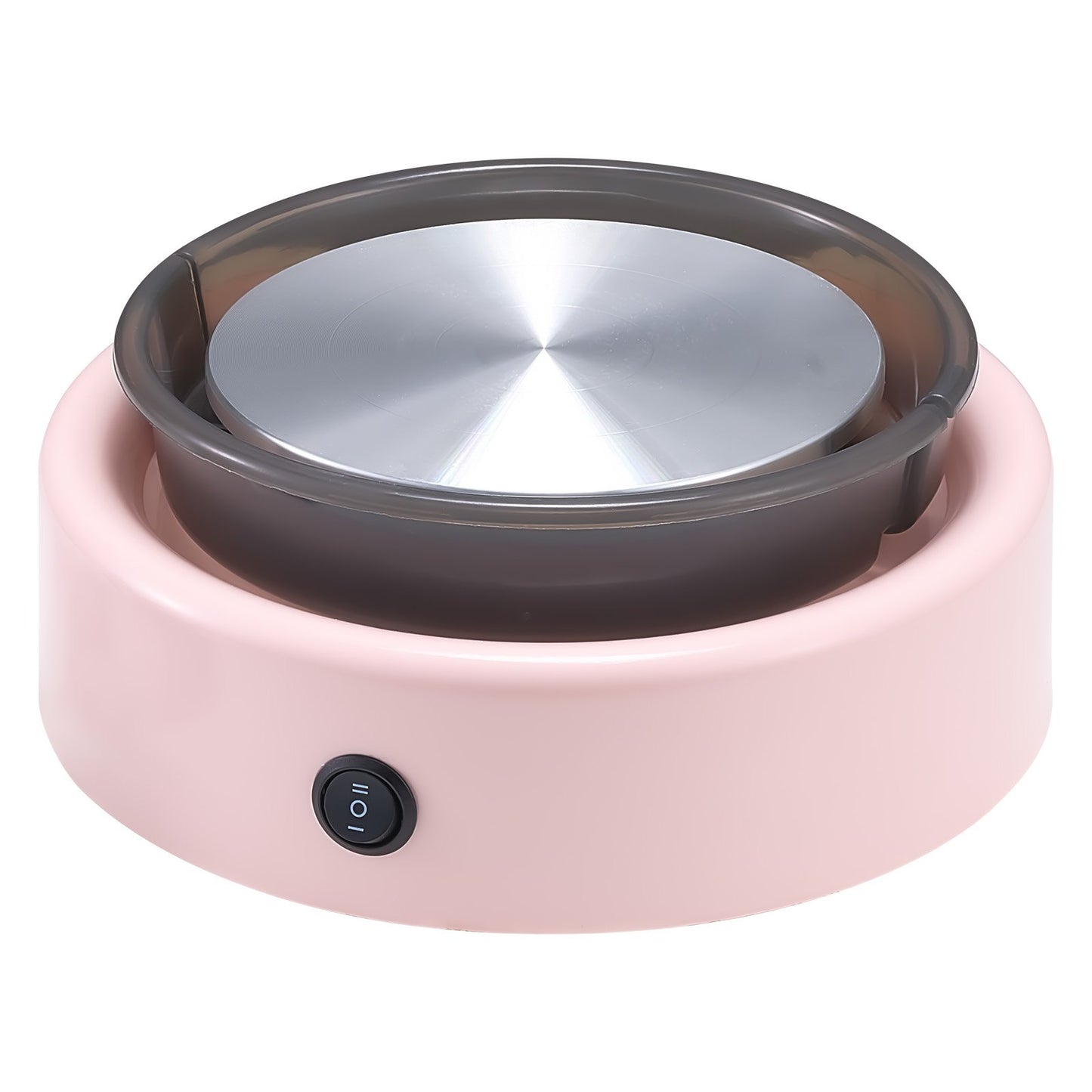 Mini Pottery Wheel, 158 mm Turntable, Forward and Reverse Rotation, Adjustable Speed, Electric Clay Wheel for Kids and Beginners, with Shaping Tools, for Home DIY, Pottery Classes, Pink