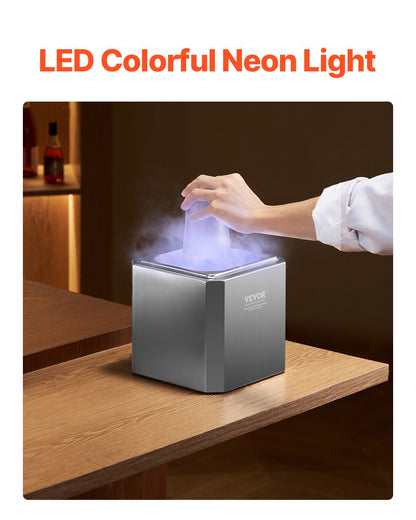 Glass Froster Chiller, CO2 Beer Glass Froster, 8-10 Seconds/Cup with LED Light, Instant Glass Chiller for Wine, Cocktail, Champagne, Mixed Drinks, Juice, Ideal for Bar, Restaurant, Home Kitchen