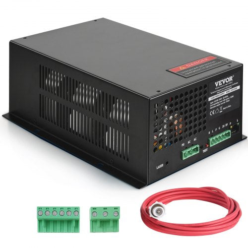 CO2 Laser Power Supply, 150W, Power Supply for 150W Laser Tube, Constant Current Protection, Open Circuit Protection, Fast Heat Dissipation, Compatible for Multi-brand Laser Engravers & Cutters