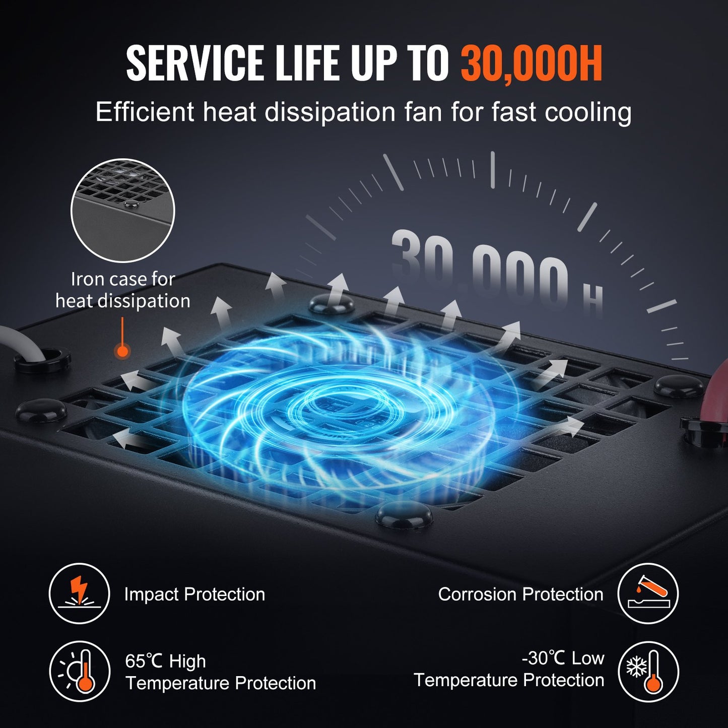 CO2 Laser Power Supply, 150W, Power Supply for 150W Laser Tube, Constant Current Protection, Open Circuit Protection, Fast Heat Dissipation, Compatible for Multi-brand Laser Engravers & Cutters