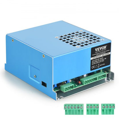 CO2 Laser Power Supply, 40W, Power Supply for 40W Laser Tube, Constant Current Protection, Open Circuit Protection, Fast Heat Dissipation, Compatible for Multi-brand Laser Engravers & Cutters