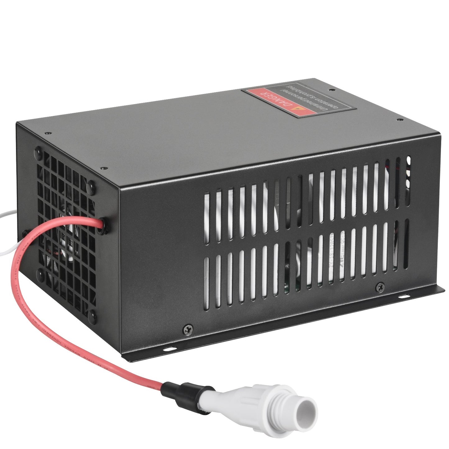 CO2 Laser Power Supply, 80W, Power Supply for 80W Laser Tube, Constant Current Protection, Open Circuit Protection, Fast Heat Dissipation, Compatible for Multi-brand Laser Engravers & Cutters