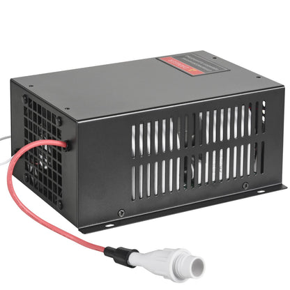 CO2 Laser Power Supply, 80W, Power Supply for 80W Laser Tube, Constant Current Protection, Open Circuit Protection, Fast Heat Dissipation, Compatible for Multi-brand Laser Engravers & Cutters