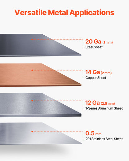 Box and Pan Brake, 305 mm/12 inch Sheet Metal Bending Brake, 20-Gauge Mild Steel Capacity, 0-135 Degree Adjustable, Metal Bender Machine with 5 Fingers, Heavy-Duty Aluminum Folder for Precise Bending