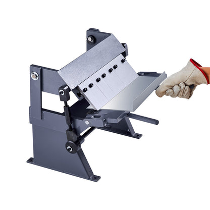 Box and Pan Brake, 305 mm/12 inch Sheet Metal Bending Brake, 20-Gauge Mild Steel Capacity, 0-135 Degree Adjustable, Metal Bender Machine with 5 Fingers, Heavy-Duty Aluminum Folder for Precise Bending