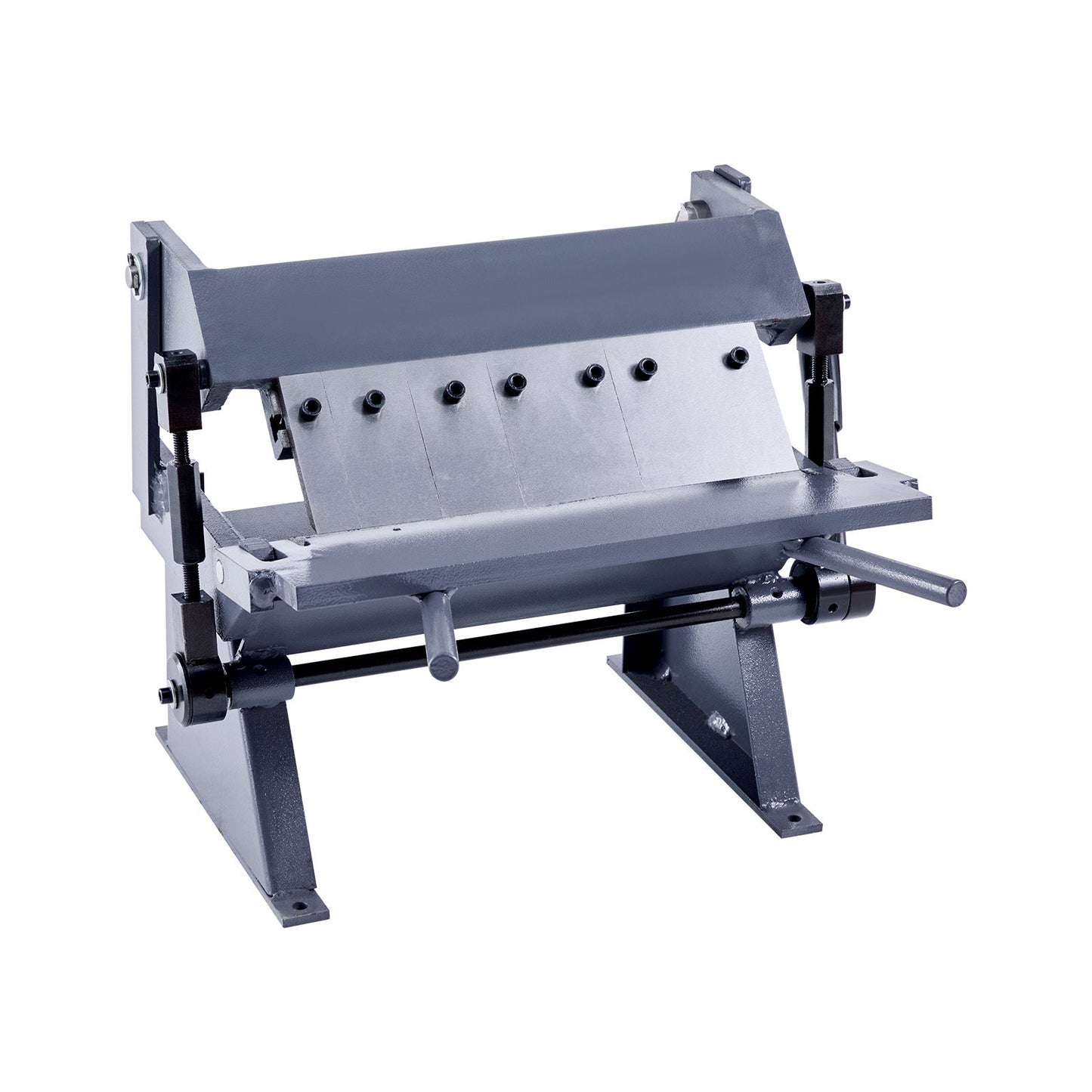 Box and Pan Brake, 305 mm/12 inch Sheet Metal Bending Brake, 20-Gauge Mild Steel Capacity, 0-135 Degree Adjustable, Metal Bender Machine with 5 Fingers, Heavy-Duty Aluminum Folder for Precise Bending