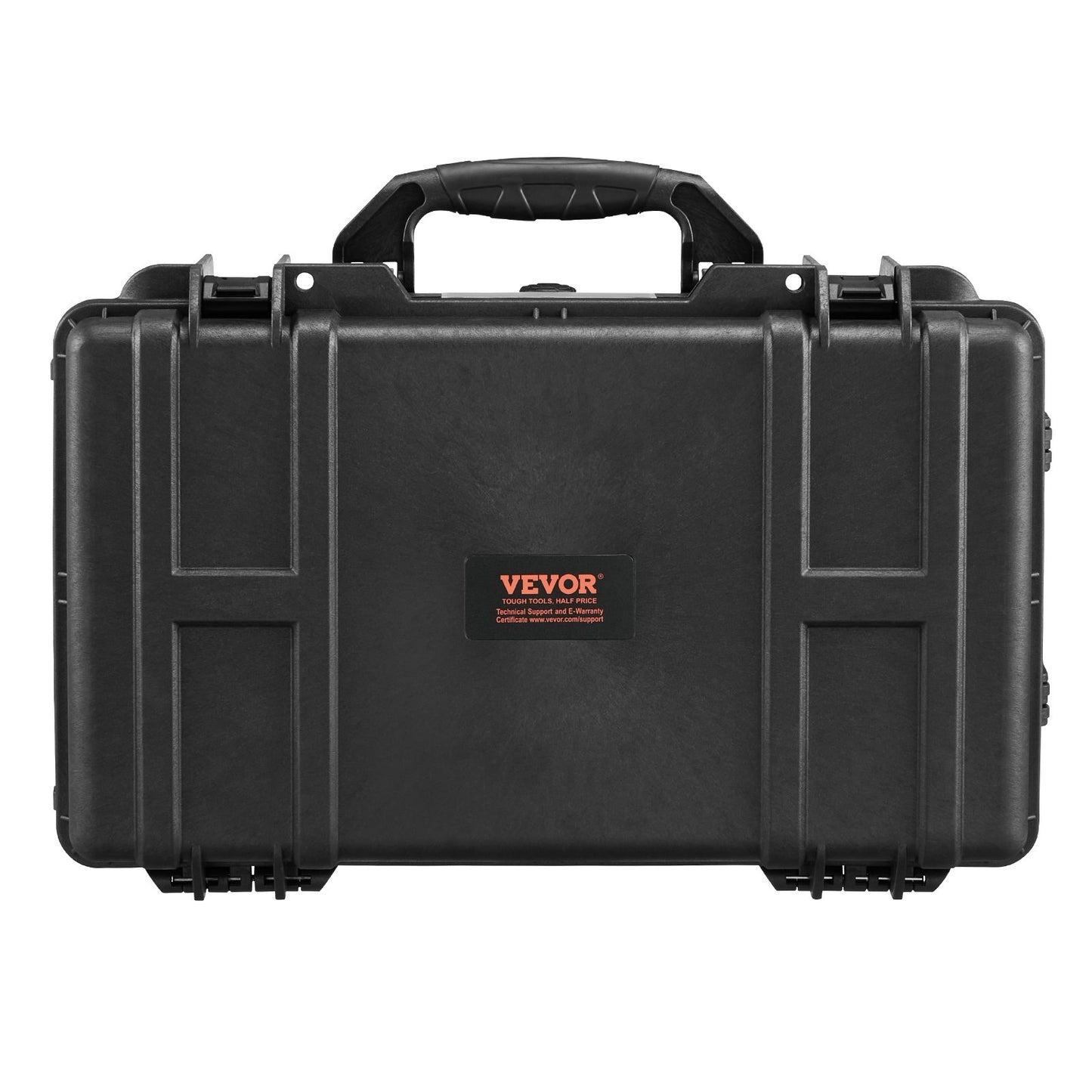 Weatherproof Hard Case, Heavy Duty Protective Dry Box Case with Pre-cut Foam, Wheels & Retractable Pull Handles for Travel, Hunt, Military, Tactical, IP67 Waterproof Case for Cameras (64x51x25)