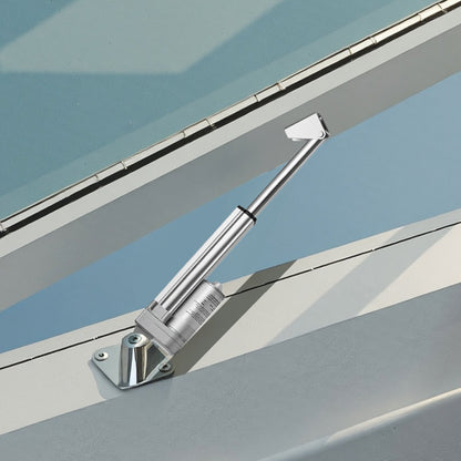 12V Linear Actuator, 101.6mm Stroke IP65 Waterproof Linear Actuator, 3000N 5mm/s Motion Actuators with Mounting Brackets for Solar Trackers, Industrial Machinery, Door Opener