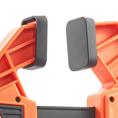 Bar Clamps for Woodworking, 2-Pack 30.48 cm One-Handed Clamp/Spreader, Quick-Grip F-Clamp with 154 kg Load Limit, Premium Plastic and Carbon Steel, for Woodworking Metal working, Orange + Black