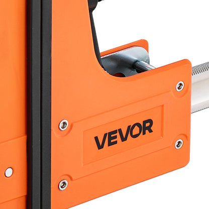 Bar Clamps for Woodworking, 2-Pack 60.96 cm Parallel Clamp Set, F-Clamp with 680 kg Load Limit, Even Pressure, High-strength Plastic and Carbon Steel, for Woodworking Metal Working, Orange