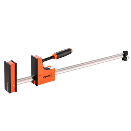 Bar Clamps for Woodworking, 2-Pack 76.2 cm Parallel Clamp Set, F-Clamp with 680 kg Load Limit, Even Pressure, High-strength Plastic and Carbon Steel, for Woodworking Metal Working, Orange