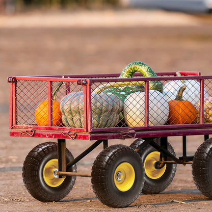 Vollgummireifen aus PU, pannensicher, schlauchlos, 25,4 cm, 2er-Pack, 181,4 kg