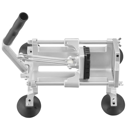 Commercial Vegetable Slicer, 1/4"+3/8"+1/2" Fruit Slicer, Stainless Steel and Aluminum Alloy Vegetable Cutter Slicer Machine, Manual Slicer with Non-slip Feet, for Radishes, Onions, Potatoes