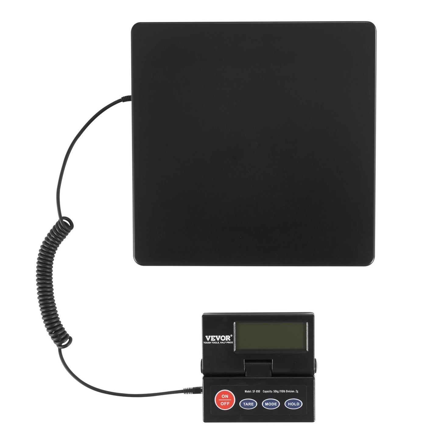 Shipping Scale Digital Postal Scale 49.9 kg x 2 g, AC/DC Package LCD