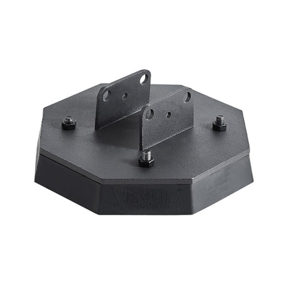 RV Leveling Pads, 4-Pack Rubber Trailer Jack Pads, Each with 5000 lbs Capacity, Standard Jack Stabilizer Pad with Large Surface Area, Ideal for Scissor Jack Feet 5th Wheels Class A/C Motorhomes