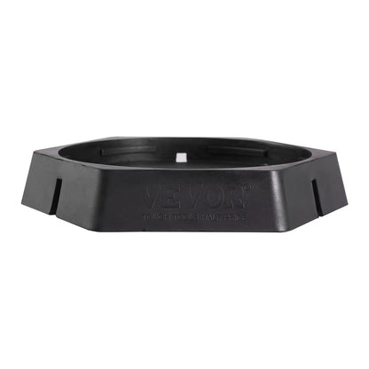 Wohnmobil-Nivellierfüße, runde 9-Zoll-Fußstützen, fest montierte Stützfüße, Gummistützen, Tragfähigkeit 5000 lbs pro Stützfuß, für Sattelauflieger, Wohnwagen, Wohnmobile der Klasse A/C (4er-Pack)