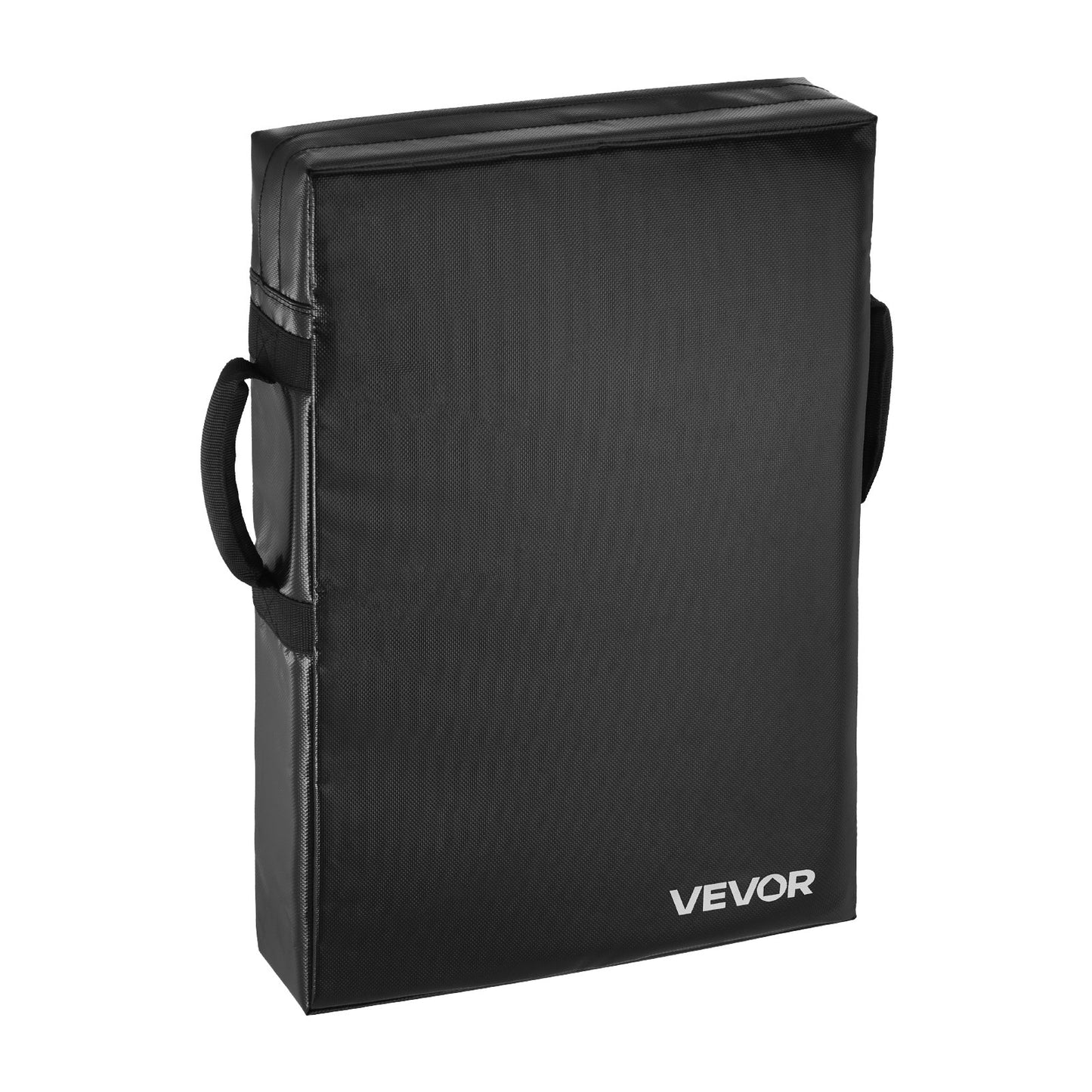 Football Blocking Dummy, 24x16 in Blocking Pads, Kick Shield Pad with Handles, High-Density Sponge Tackle Dummies, Heavy Duty Training Equipment for Basketball Hockey Lacrosse, Black, 1PCS