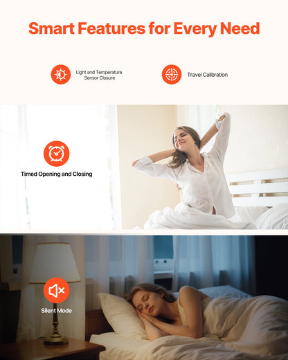 Automatic Curtain Opener, APP and Remote Control, Hub Included, Electric Smart Curtain Opener Compatible with Alexa and Google Home, Timed Opening and Closing, for U-shaped/I-shaped Rails