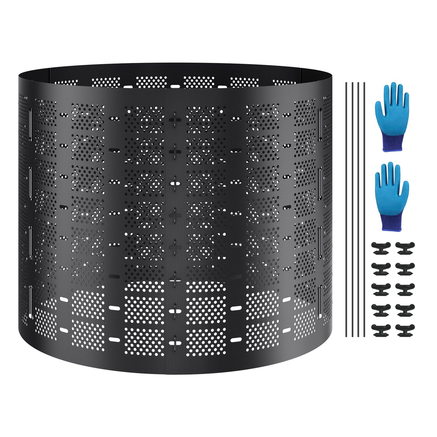 Compost Bin 832.8 L, Outdoor Expandable Composter, Easy to Setup & Large Capacity Composting Bin, Fast Creation of Fertile Soil