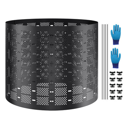 Compost Bin 832.8 L, Outdoor Expandable Composter, Easy to Setup & Large Capacity Composting Bin, Fast Creation of Fertile Soil