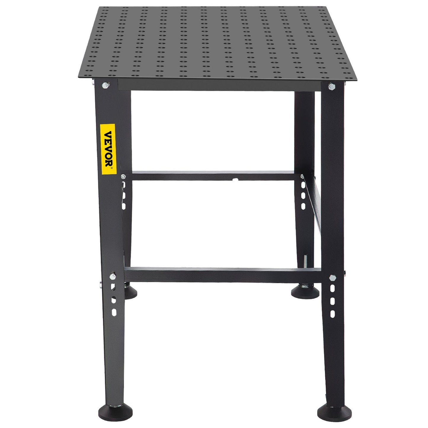 Welding Table 36" x 24", 800LBS Capacity Welding Workbench Table, Heavy-Duty Work Bench with 0.63" Fixture Holes and Non-slip Foot Pads for Welding Assembly Repair Works