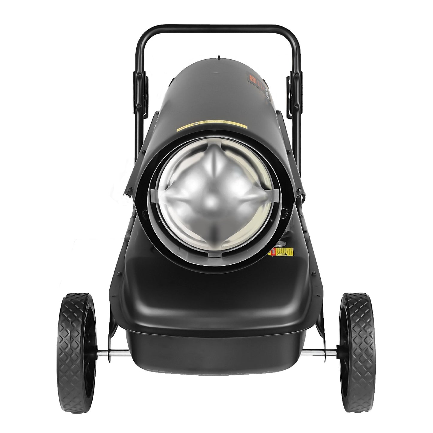 Petroleum-/Diesel-Heißluftheizung, 100.000 BTU, tragbar mit Thermostatsteuerung, 38-Liter-Tank, effiziente Petroleumheizung für den Innen- und Außenbereich, geeignet für Zuhause, Baustellen, Industrie und Werkstätten, Schwarz